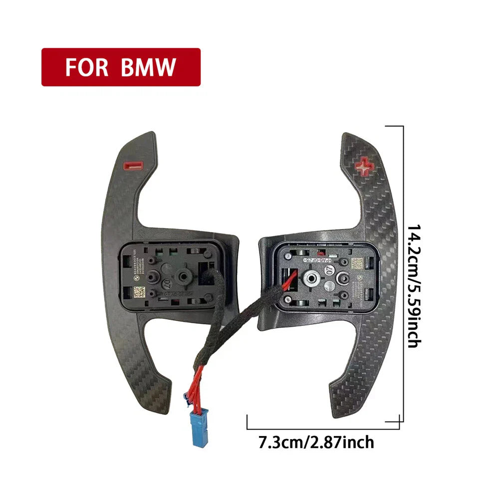 Carbon Fiber Paddle Shifter for BMW 3 4 5 6 8 Series X3 X4 X5 X6