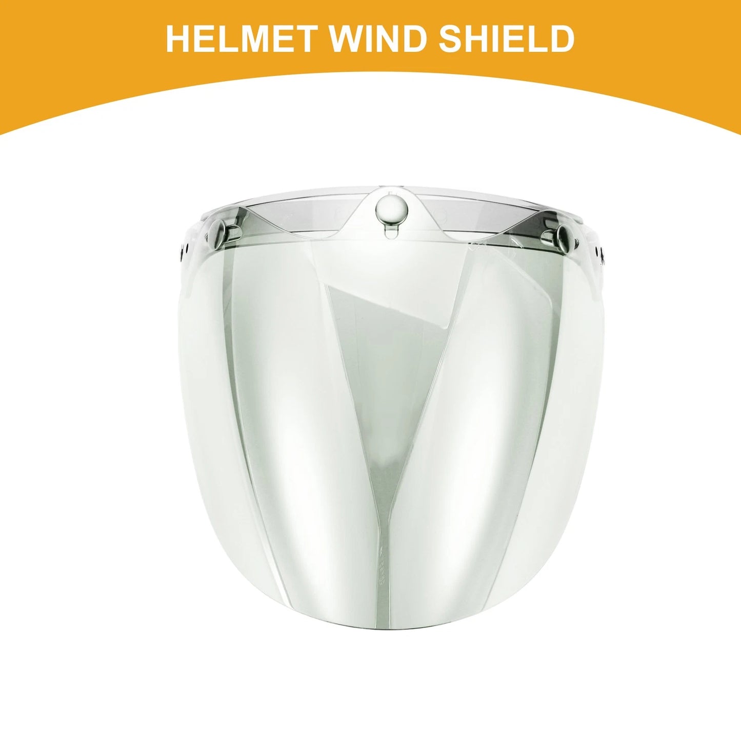 Universal Helmet Wind Shield for Motorcycle Helmet (1pc) Light Green