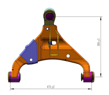 Left Front Lower Control Arm for GWM Tank 300 500 (2022–2023)