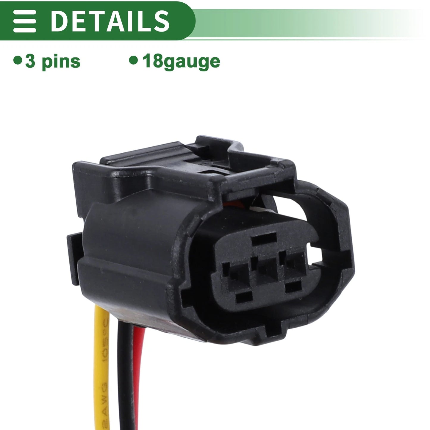 Set of 3 Pin Sensor Wiring Harnesses for Toyota Camry (2007–2015) No. 61891129