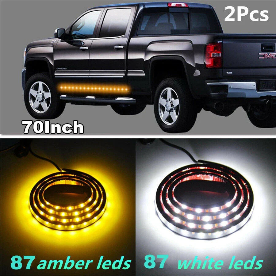 70" LED Running Board Lights for Car Truck Side Door Step Signals