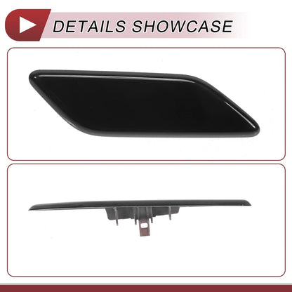 Front Right Washer Nozzle Cover for Honda CR-V 2015-2017 Black 1 x Cap
