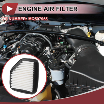 Car Engine Air Filter No.MQ507955 for Mitsubishi DS17W
