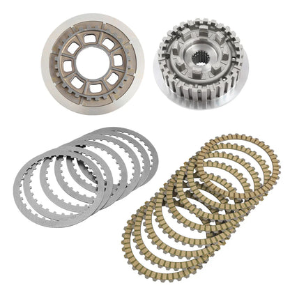 Friction Clutch Pressure Plates Hub Set for Harley Sportster 883 1200 (04-22)