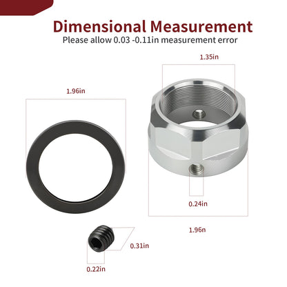 Rear Axle Lock Nut for Yamaha Raptor 700 (2006–2022)