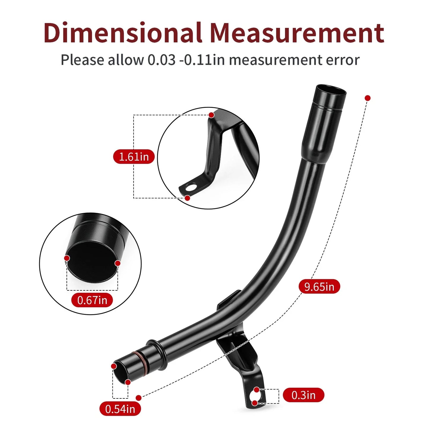 Oil Fill Tube for Polaris Sportsman 600 700 800 RZR 800 Ranger 800 (2005–2014)