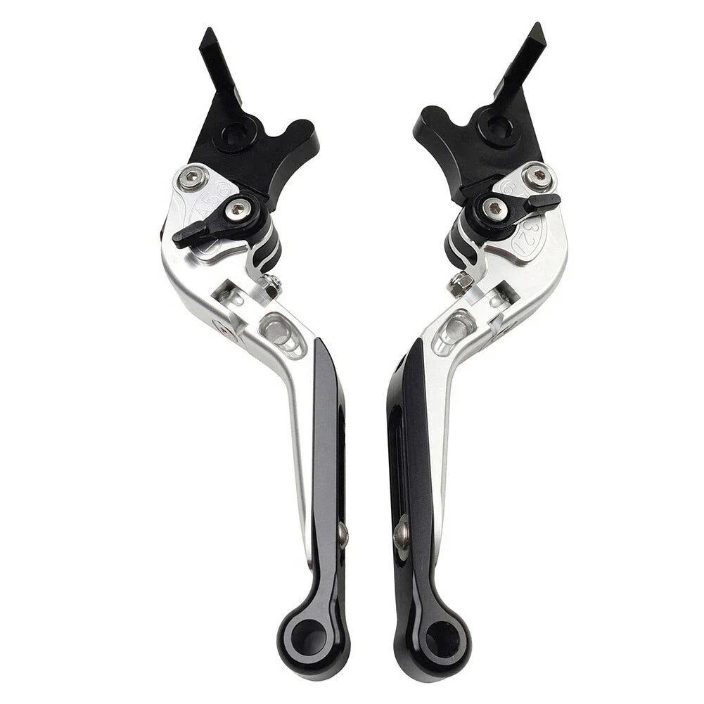 Silver CNC Extendable Brake Clutch Levers for BMW S1000XR (2015-2021)
