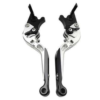 Silver CNC Extendable Brake Clutch Levers for BMW S1000XR (2015-2021)