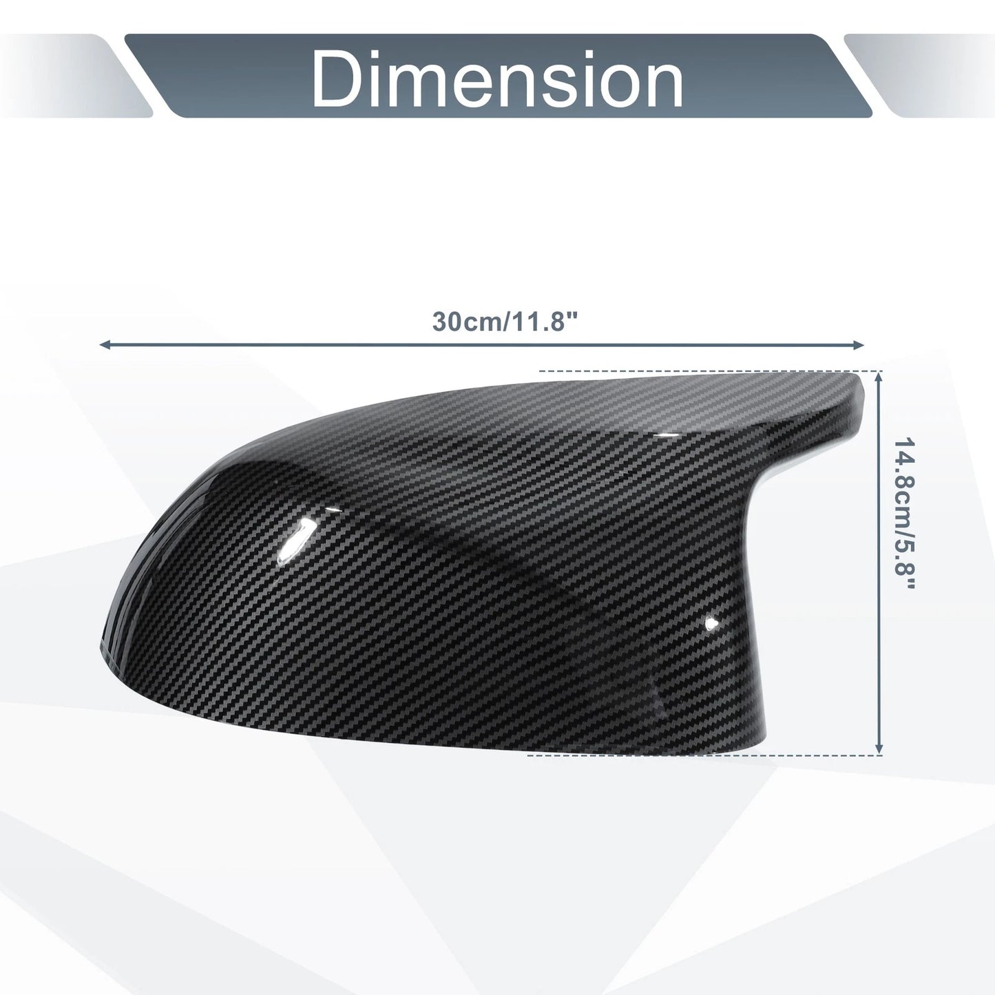 Carbon Fiber Door Mirror Cover Caps for BMW X5 F15 X6 F16 X3 F25 LCI X4
