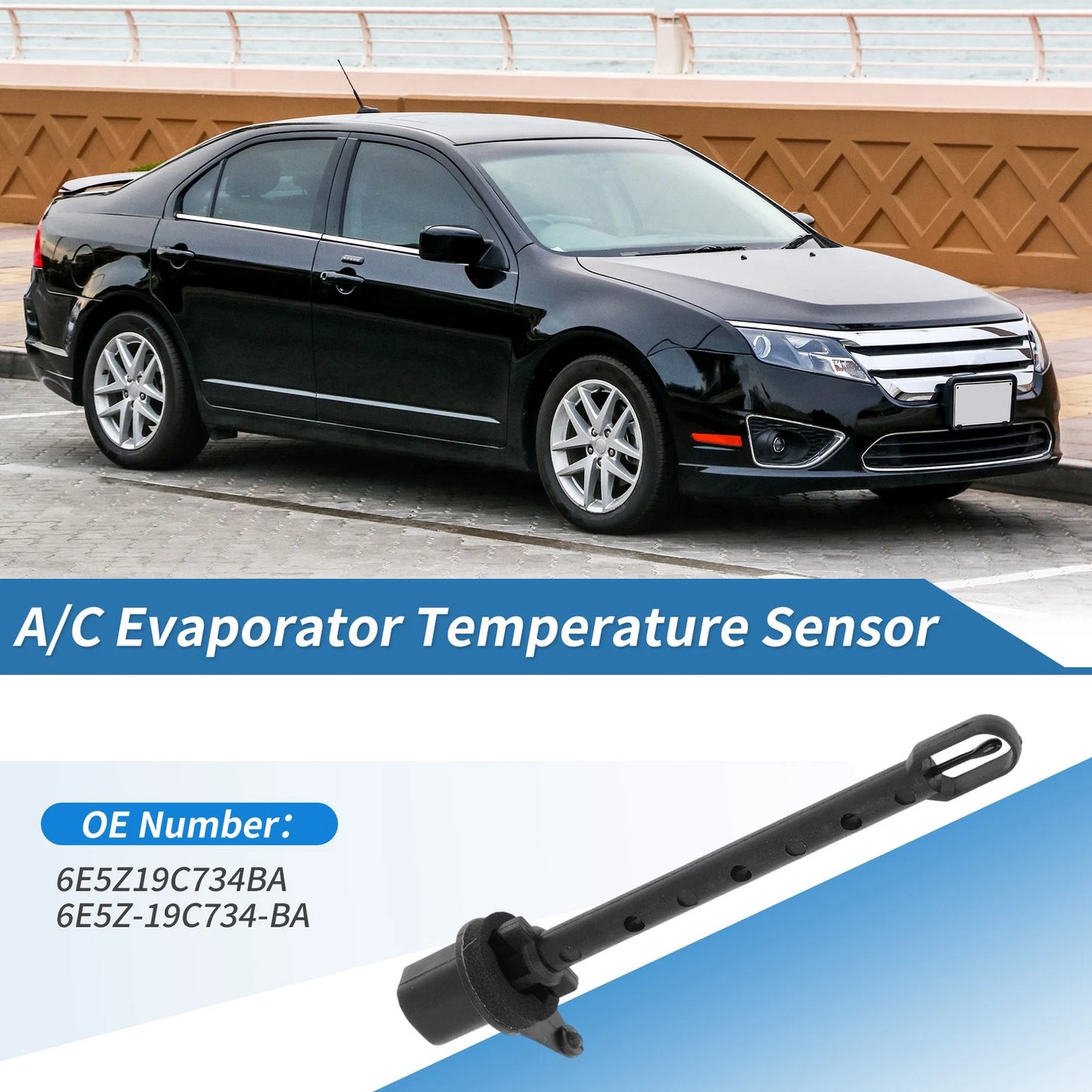 A/C Evaporator Temperature Sensor No.6E5Z-19C734-BA for Ford Fusion (2006–2012)