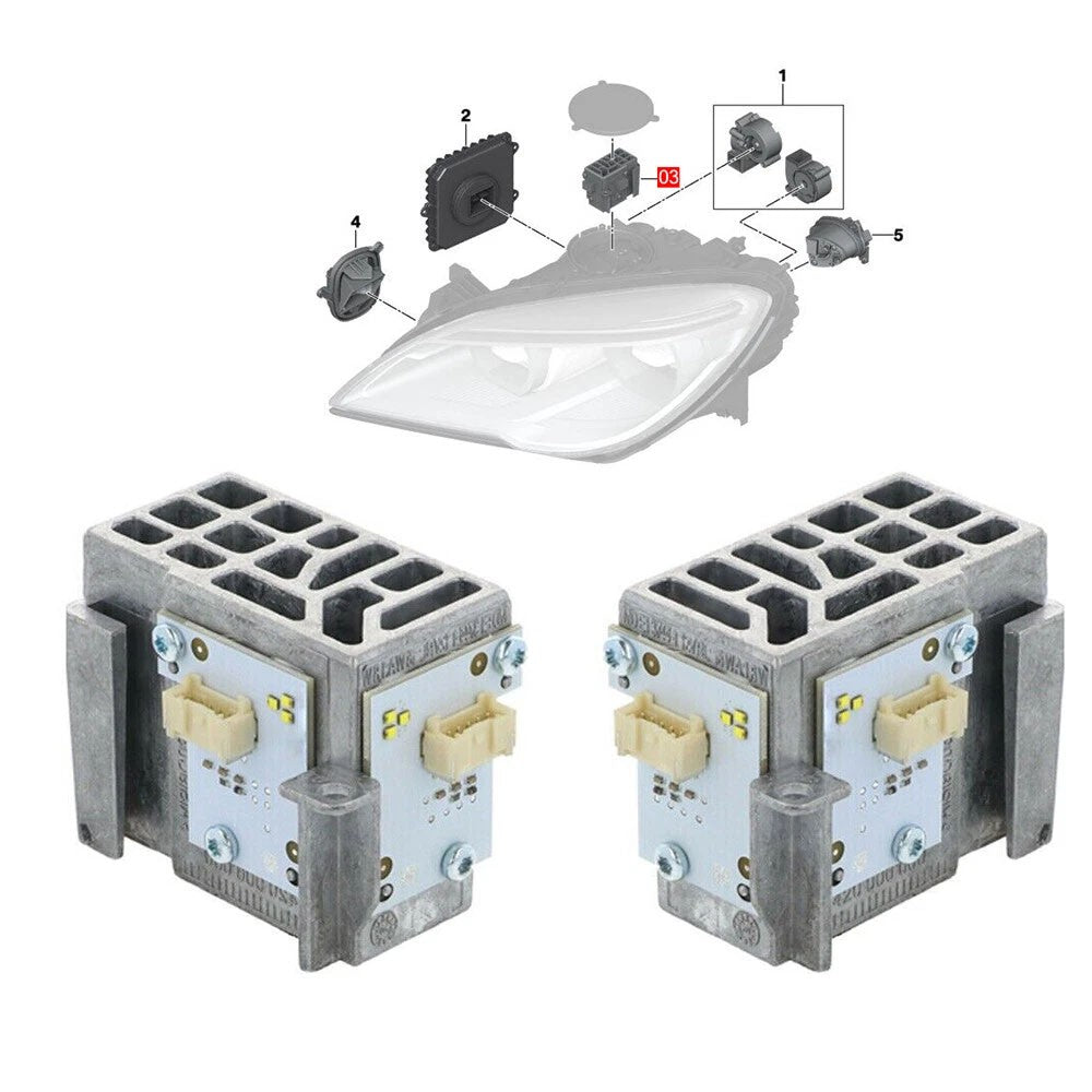 2X White Angel Eye DRL LED Modules for BMW 6 Series (2016–2019)