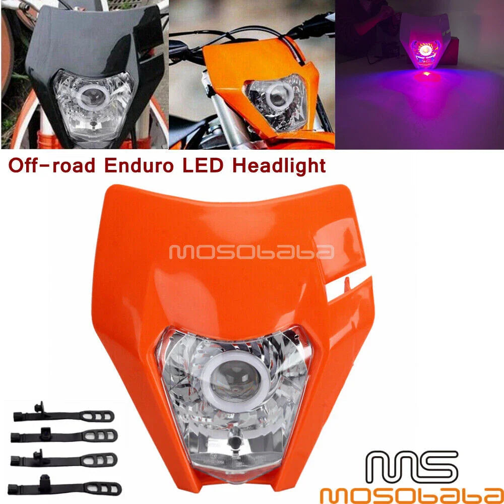 LED Headlight DRL Daylight Running Light for KTM 300 350 450 Six Days (2017-2023)