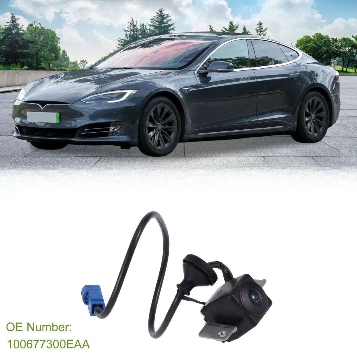 Rear View Back-Up Camera for Tesla Model S (2012–2018)