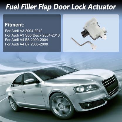 Fuel Filler Flap Door Latch Lock Actuator Motor for Audi A3 (2004–2012)