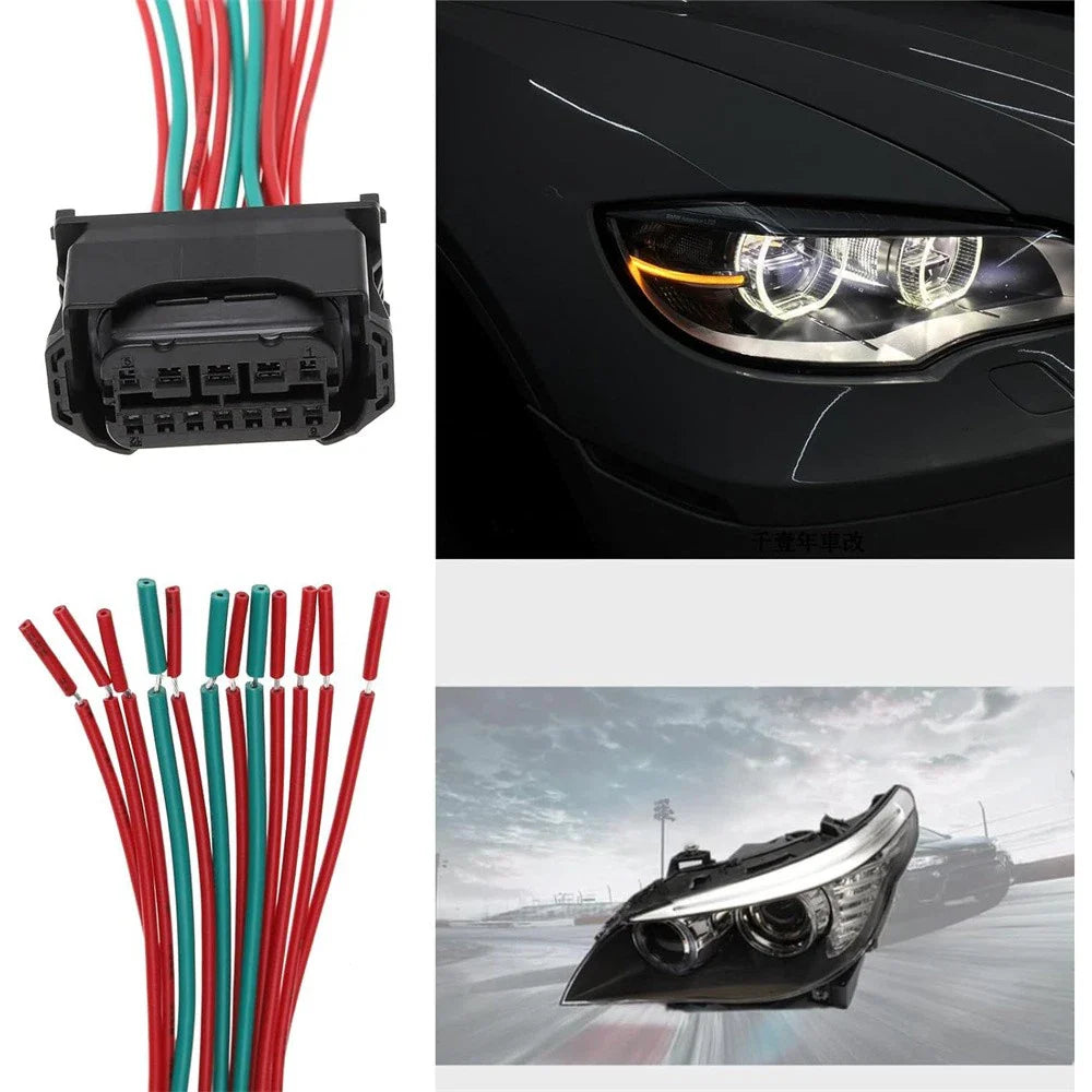 Headlight Plug Socket Connector Wire Harness for BMW X1-X7, MINI Z4 (2013-2023)