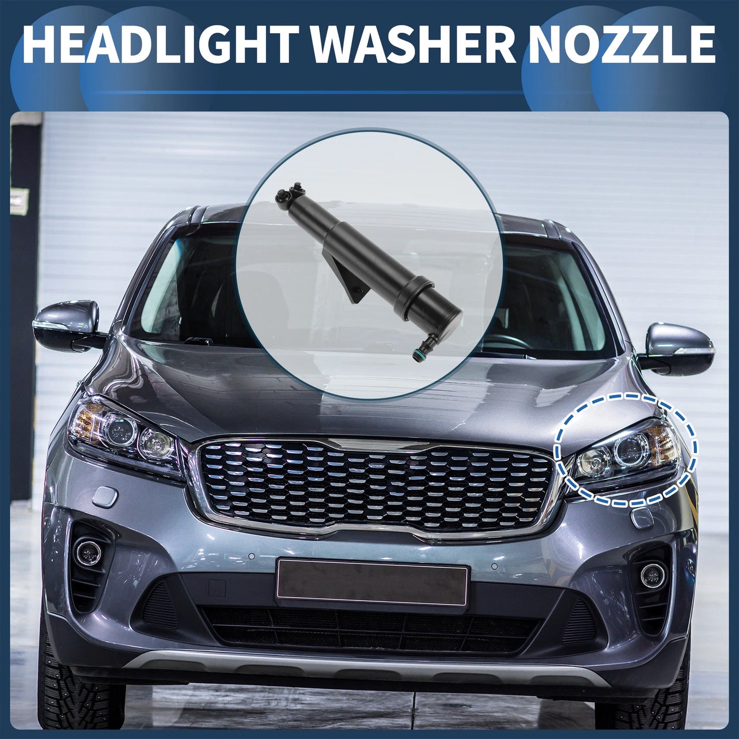 Front Driver Side Headlight Washer Nozzle for Mercedes-Benz R350 (2006–2013) No. 2518600547