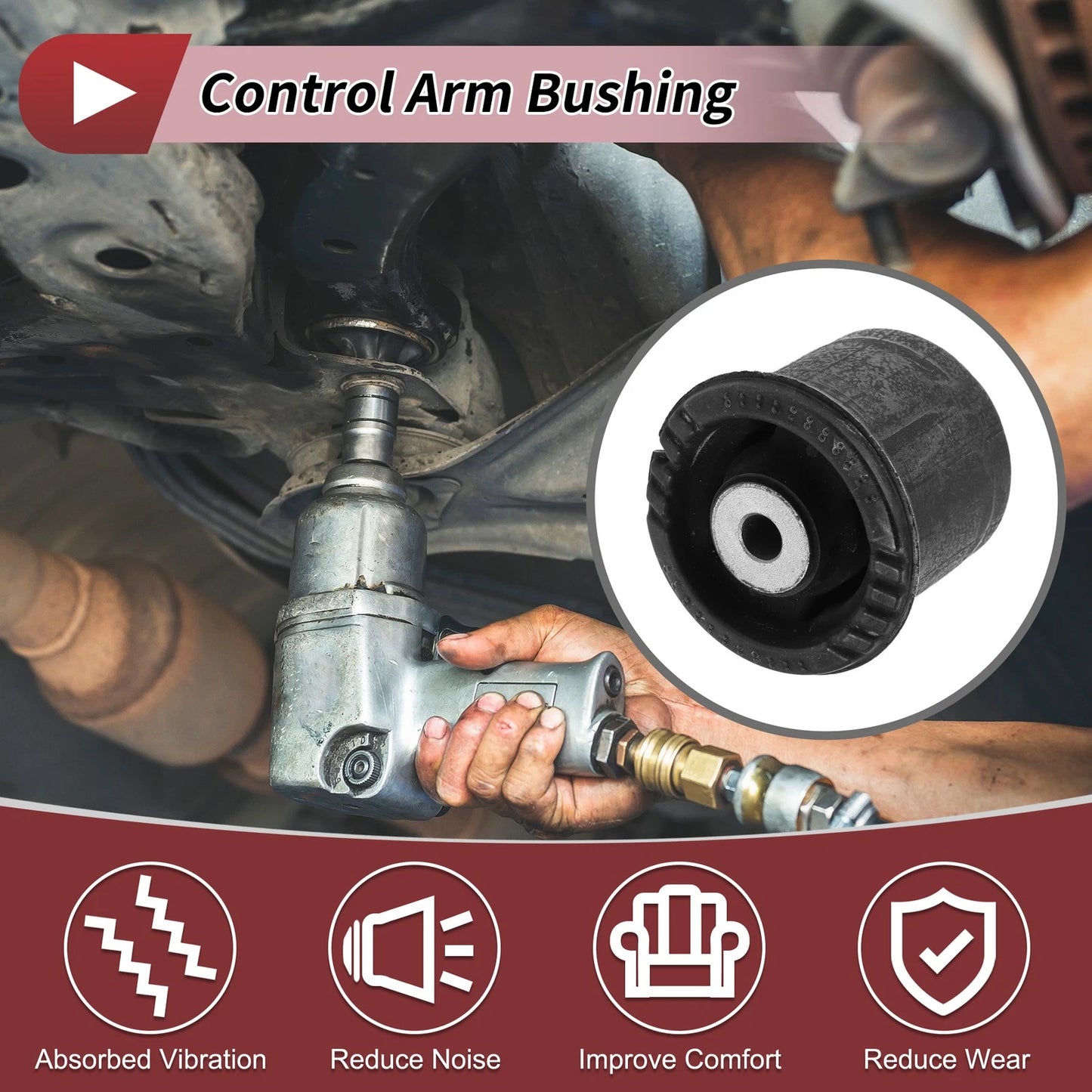 Rear Control Arm Bushing No. 551601R000 for Kia Rio, Hyundai Accent (2012–2017)