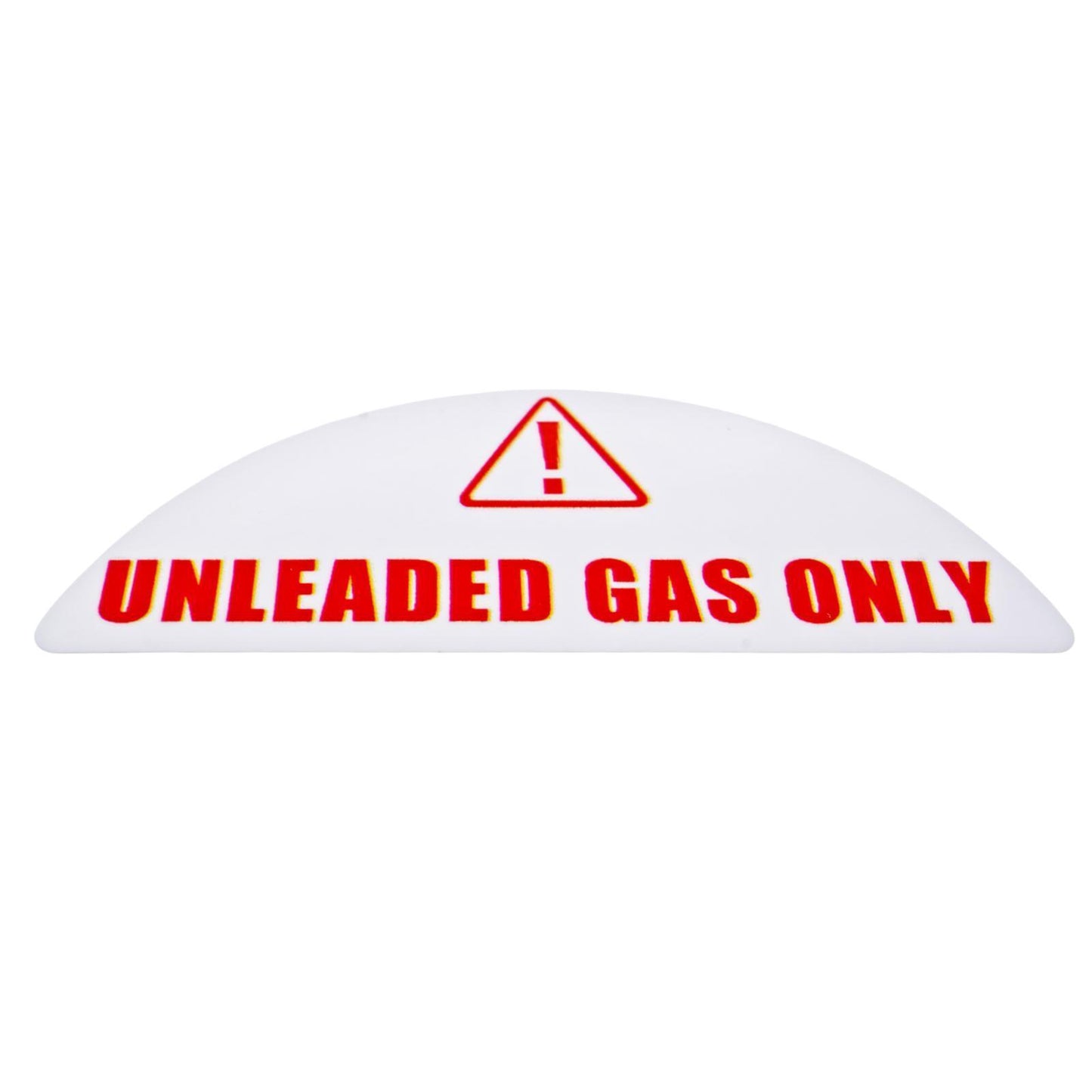 Unleaded Gas Only Fuel Cap Stickers for Cars (Weatherproof, Round)