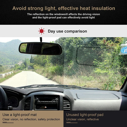 Non-Slip Dash Mat for VOLVO XC60 2018-2023 Dashboard Cover Black