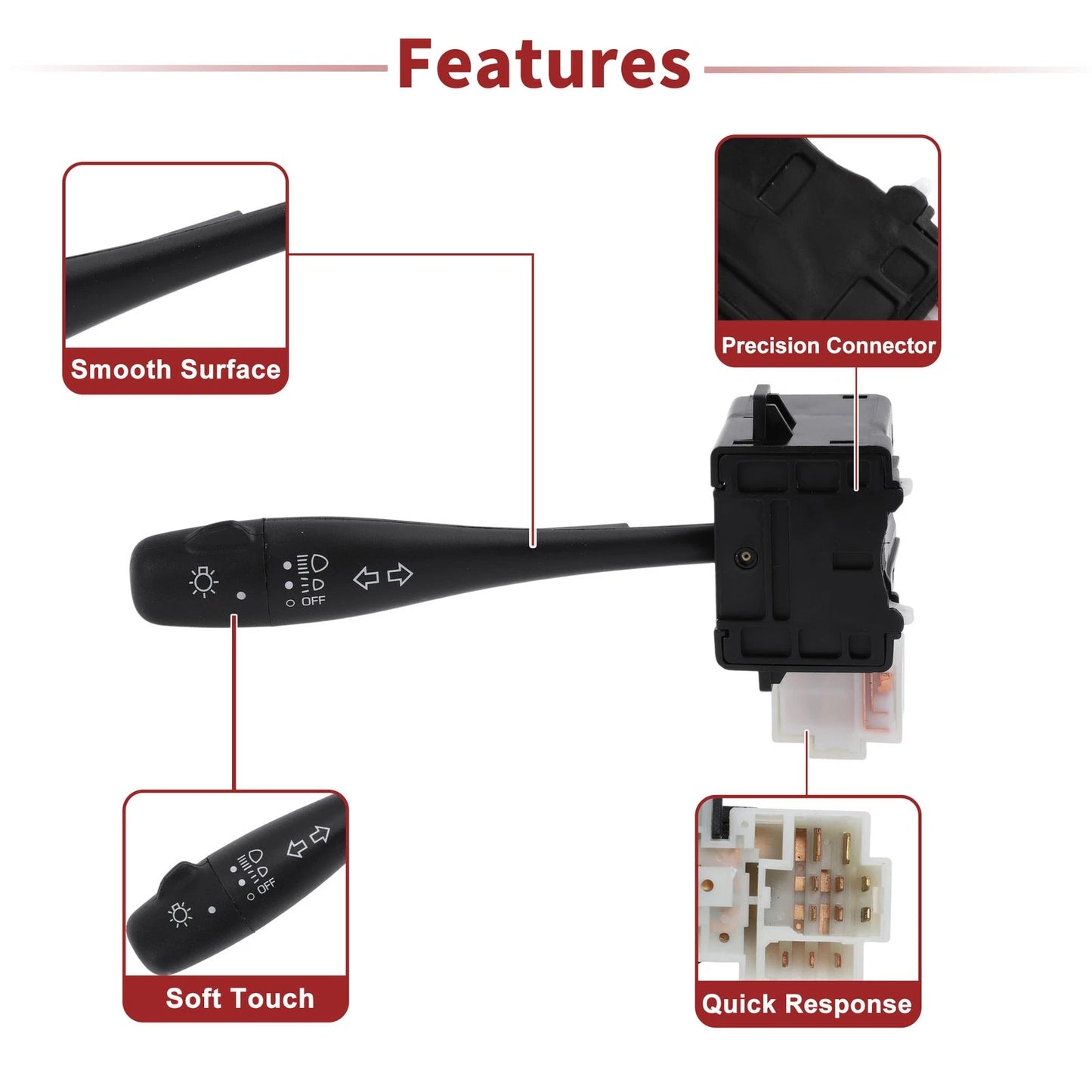 Turn Signal Switch for Nissan Sentra (1990–1994) 25540-65Y00, 2554065Y00
