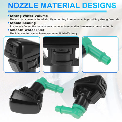 Windshield Washer Nozzle for Dodge Durango (2011–2023) No. 5182367AA