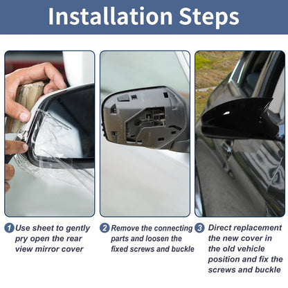 Right Passenger Side Mirror Cover Cap Grey for BMW 3 Series E90/E91 (2005-2012)