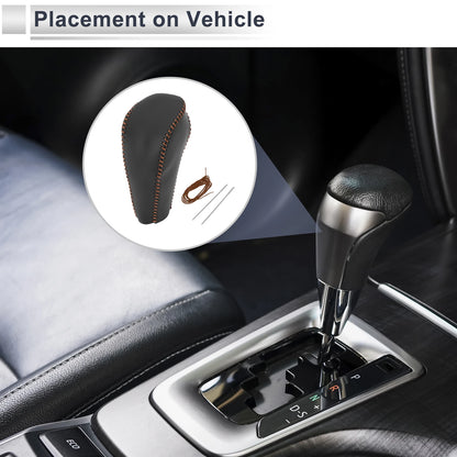 1 Pc Gear Shift Knob Cover for Chevrolet Cruze (2011–2015) Black Brown