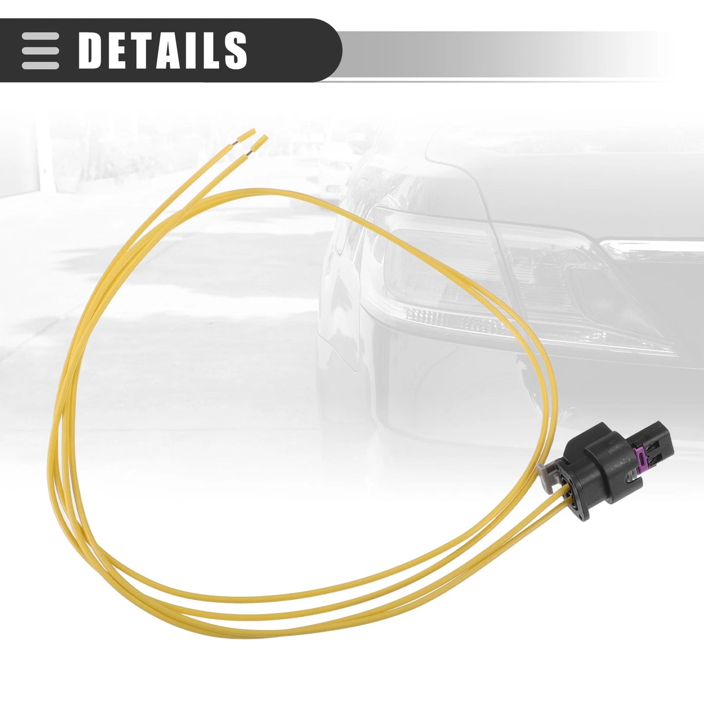 2 Pin Fuel Injector Connector for Audi (No. 4H0973702A)