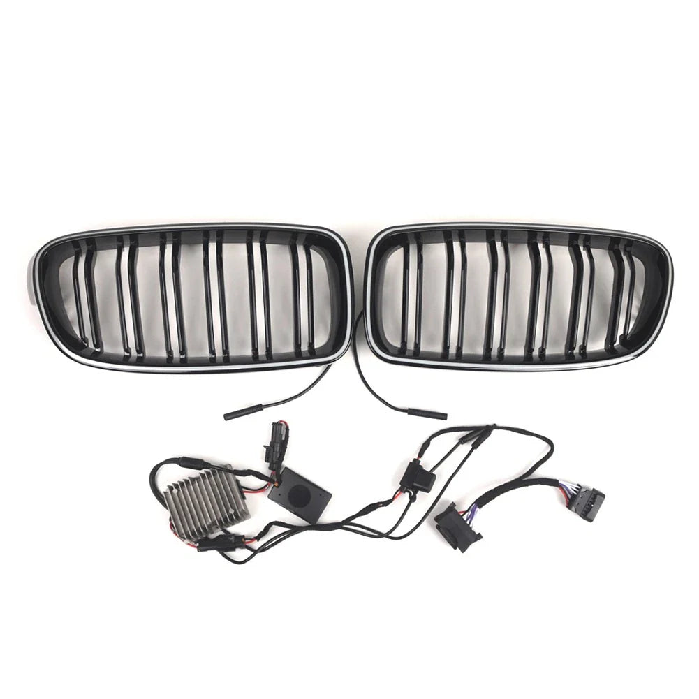 Front Kidney Grille with Light Strip for BMW 3 Series F30 F31 (2012-2018)