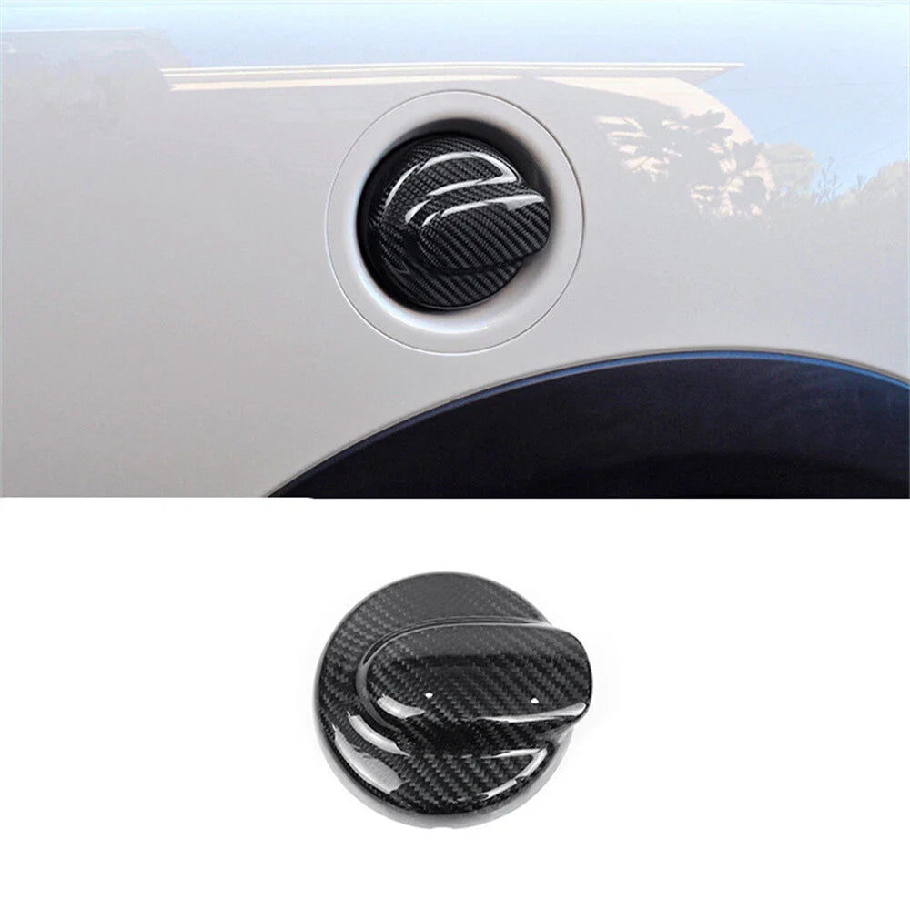 Carbon Fiber Gas Fuel Tank Cap Cover for Mini Cooper R55 R56 R57 (2007-2013)