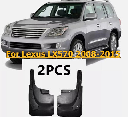 2 x Rear Wheel Splash Guards Mud Flaps Fender for Lexus LX570 (2008–2015)