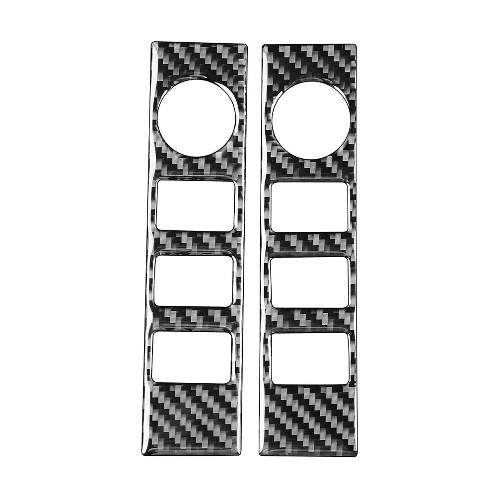 Carbon Black Central Console Volume Switch Cover Trim for Toyota Tundra (2014–2021)