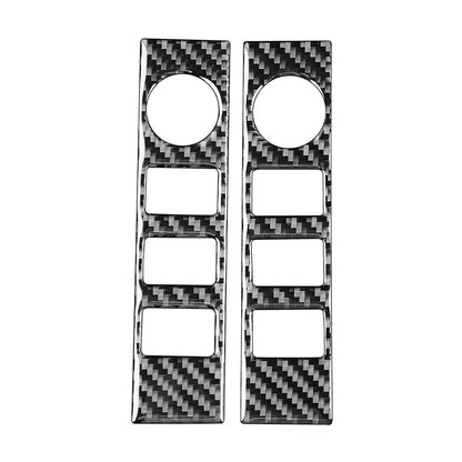 Carbon Black Central Console Volume Switch Cover Trim for Toyota Tundra (2014–2021)