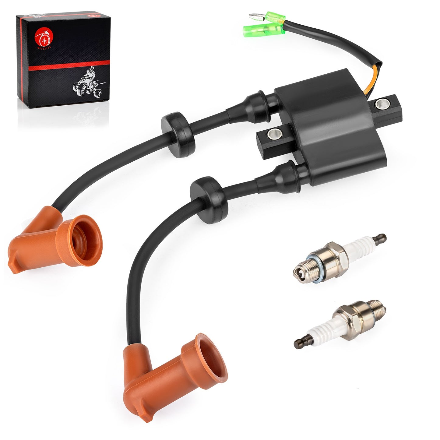 Ignition Coil with Spark Plug for Yamaha F15 F20 F25 T25 (2006–2017)