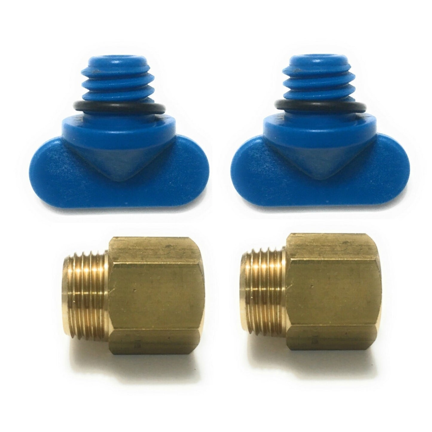 2Pcs Drain Plug Kit for MerCruiser Sterndrive (4 Cylinder)