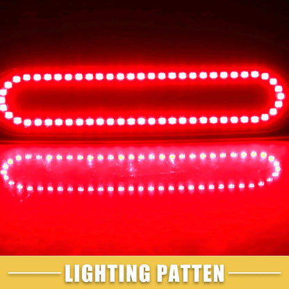 Rear LED Side Marker Light for Honda Civic (2016-2021) - 2 x Red Black Covers