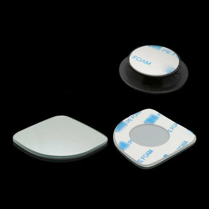 2 x Wide Angle Convex Car Blind Spot Round Stick-On Side Mirrors