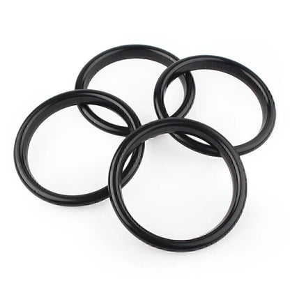 4 x Air Vent Cover Rings for Audi A3 S3 (2012-2019) - Black