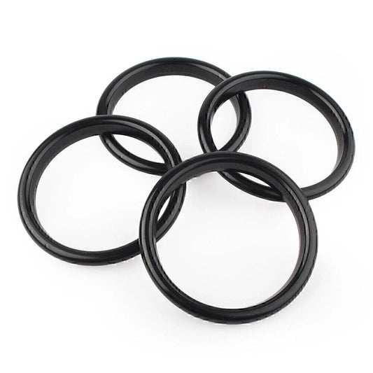 4 x Air Vent Cover Rings for Audi A3 S3 (2012-2019) - Black