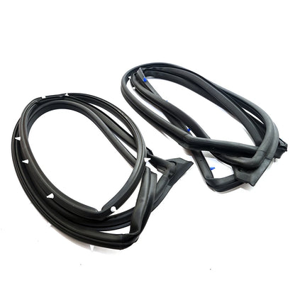 Set of 4 Front Door Weatherstrip Rubber for Honda Civic (2012–2015)