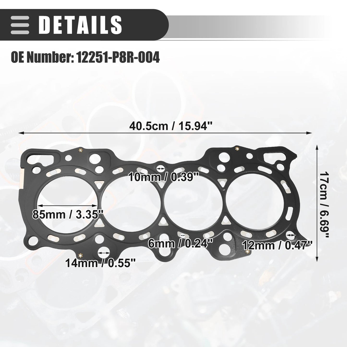 Cylinder Head Gasket for Honda CR-V 2.0L (1997–2001) No. 12251-P8R-004