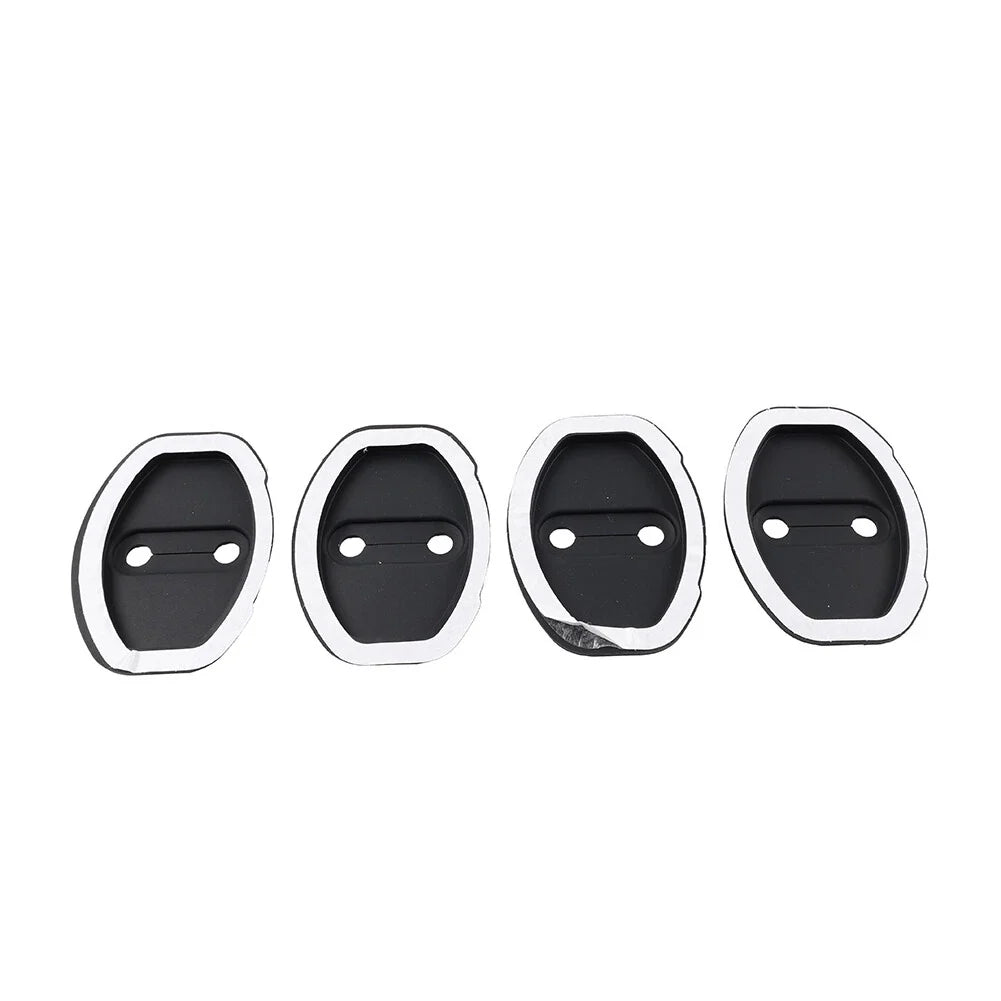Black Door Lock Cover for Audi TT S3 A3 A4 VW Golf Passat Tiguan (2006-2023)