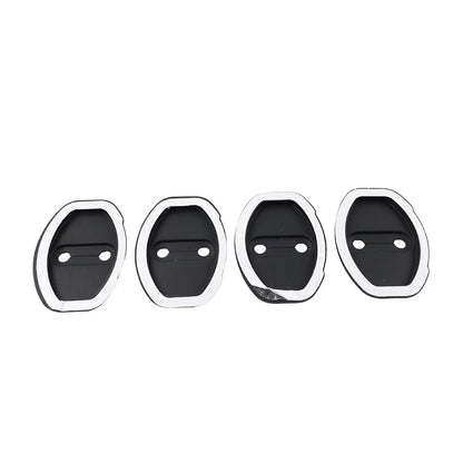 Black Door Lock Cover for Audi TT S3 A3 A4 VW Golf Passat Tiguan (2006-2023)