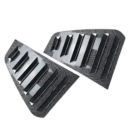 Rear Window Side Vent Shutter Louvers for VW Golf MK7 MK7.5 (14-19) Pair