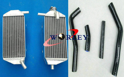 Aluminum Radiator + Blue Hose for Yamaha YZ450F (2010-2013)