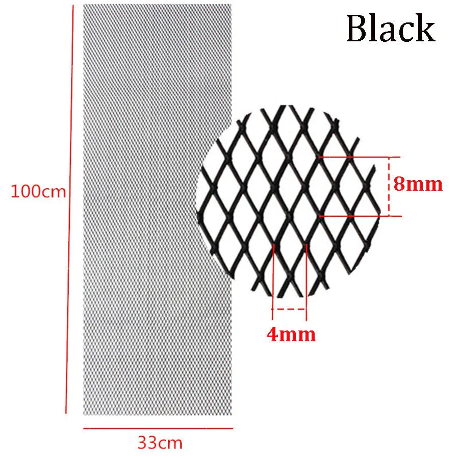 Aluminium Grille Net 39"x13" Mesh Grill Cover for Car Fender Bumper AU
