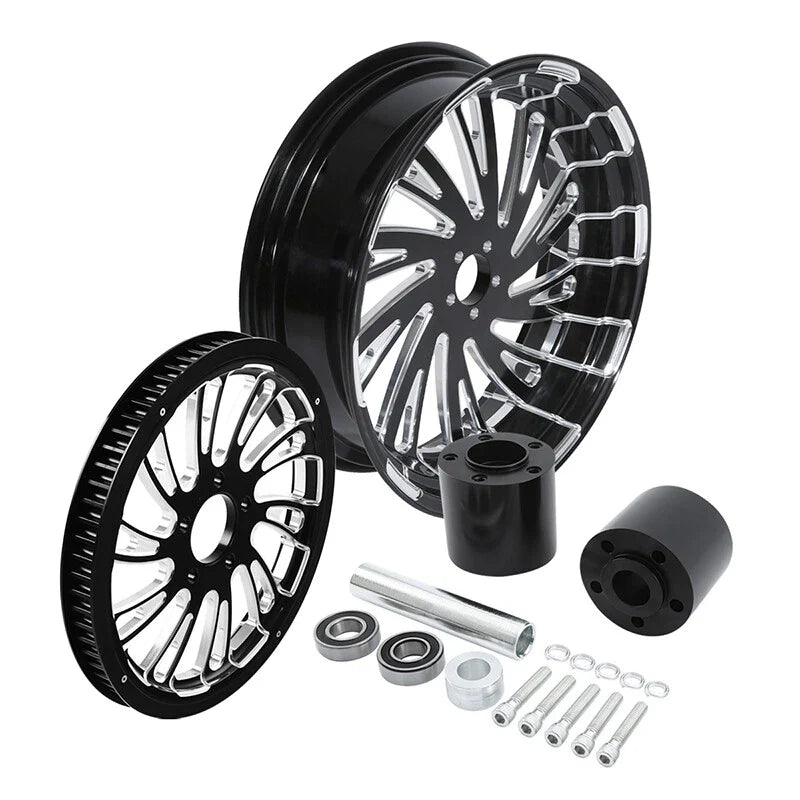 Rear Wheel Rim Belt Pulley Sprocket for Harley Electra Road Glide (1997-2008)