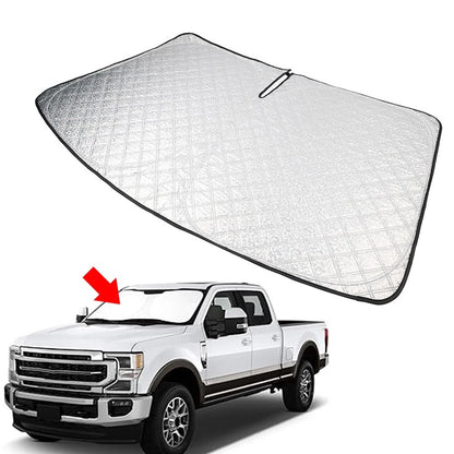 Foldable Windshield Sun Shade for Ford Super Duty F250 F350 F450 F550 (2017–2022)