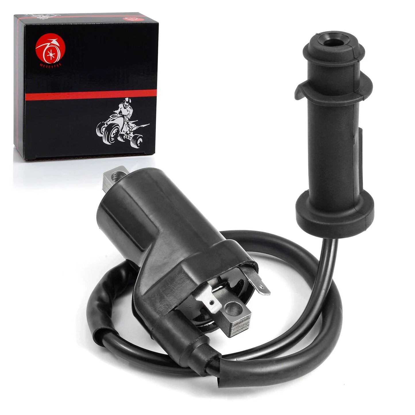 Coil Pack & Spark Plug + Cap for Arctic Cat Prowler XTZ 1000 (2009–2014)