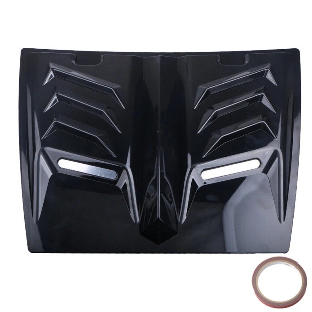 ABS Glossy Black Hood Vent Scoop Cover for Car Exterior Trim